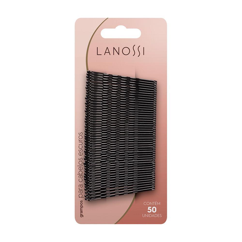 Grampos para Cabelos Escuros nº 5 Lanossi 50 Unidades - 1