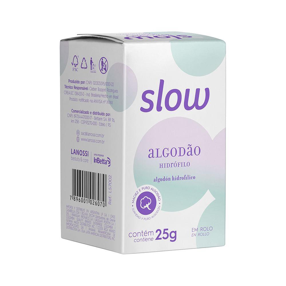 Algodão Hidrófilo em Rolo 25g Slow - 1