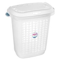 Cesto de Roupas Plástico Transparente 46,4L Hydrus Sanremo - 1