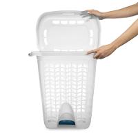Cesto de Roupas Plástico Transparente 46,4L Hydrus Sanremo - 2