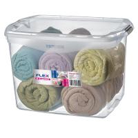 Caixa Organizadora Plástica Transparente 80L Flex Sanremo - 2