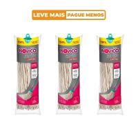 Kit 3 Refil Mop Esfregão Algodão para Uso Interno Noviça Bettanin - 1