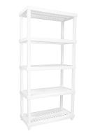 Estante Plástica Profissional com 5 Prateleiras Branca Vig Ordene - 2