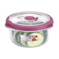 Kit 3 Potes Plásticos Redondos Herméticos Açaí 1,1L Flor Sanremo - 2