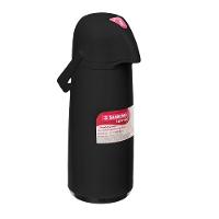 Garrafa Térmica Plástica Expressar Preta 1L Termic Sanremo - 1