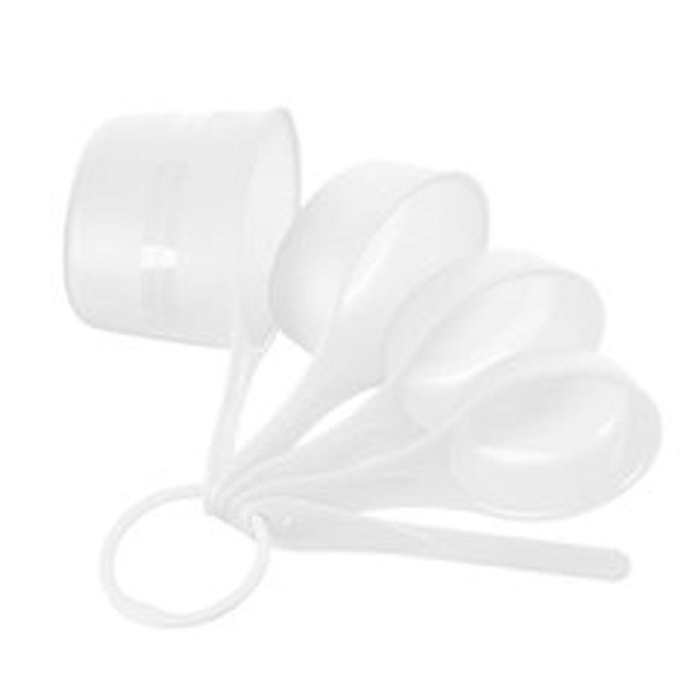 Kit 4 Xícaras Medidoras Plásticas Transparente com Nivelador Casar Sanremo - 2