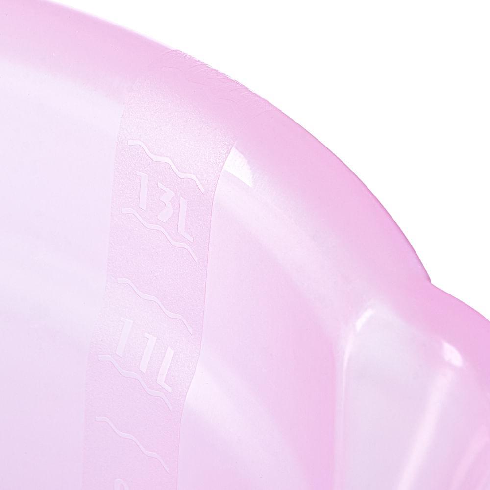 Balde Plástico Rosa Baby Sanremo 8,5L - 4