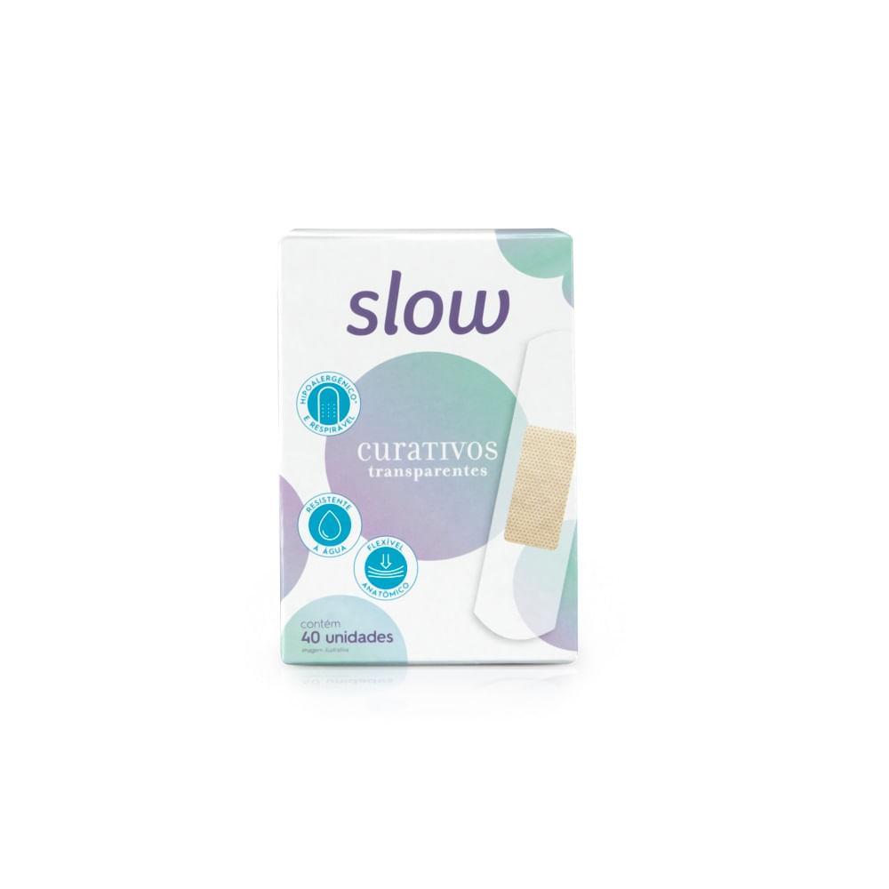 Curativo Transparente Slow 40 Unidades - 1