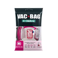 Kit 2 Sacos a Vácuo Organizador Hang Bag com Gancho Transparente 70cm x 1,2m Vac Bag Ordene - 2