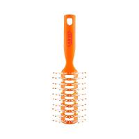 Escova de Cabelo Fio Único Plástica com Cerdas de Nylon Laranja Essencial Lanossi - 1