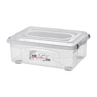 Kit Caixa Organizadora Transparente 42L 12 un Top Stock Sanremo - 2