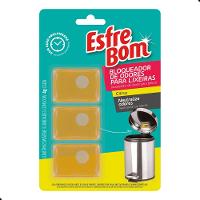 Kit Lixeira 13L + Saco para Lixo 15L + Bloqueador de Odores - 6