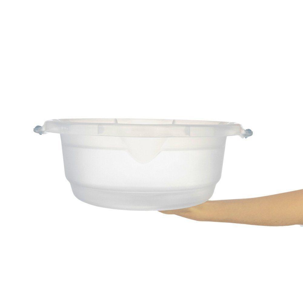 Kit 3 Bacias Plásticas Transparentes 8,6L Hydrus Sanremo - 4