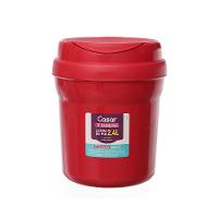 Lixeira de Pia Plástica Vermelha 2,4L Casar Sanremo - 1