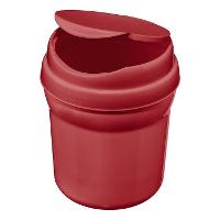 Lixeira de Pia Plástica Vermelha 2,4L Casar Sanremo - 2
