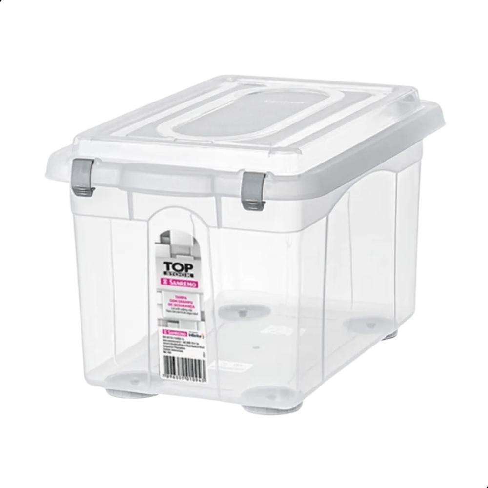 Kit Caixa Organizadora Transparente Sanremo 16,7L 3UN - 2