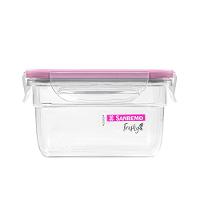 Kit 3 Potes Plásticos com Travas Herméticos Açaí 537ml Freshy Sanremo - 3