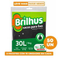 Kit Saco de Lixo 30L Brilhus Bettanin 50 Unidades - 1