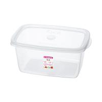 Kit 3 Potes Plásticos Retangulares Fácil Cristal 1,4L Sanremo - 2