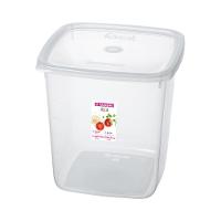 Kit 3 Potes Plásticos Quadrados Fácil Cristal 7L Sanremo - 2