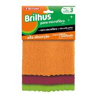 Kit Pano Multiuso 100% Microfibra com 3 Brilhus  Bettanin - 1