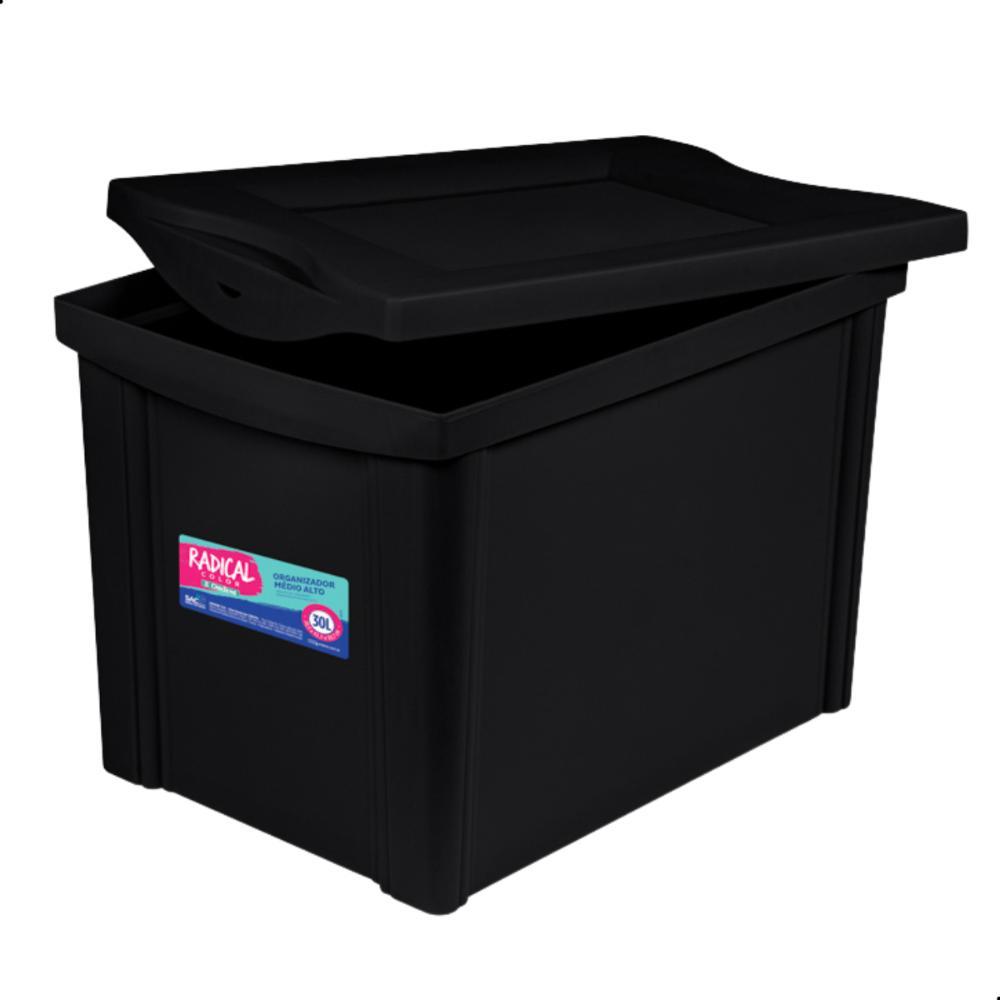 Kit Organizador Preto 30L Ordene 3UN - 5
