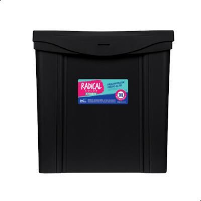 Kit Organizador Preto 30L Ordene 3UN