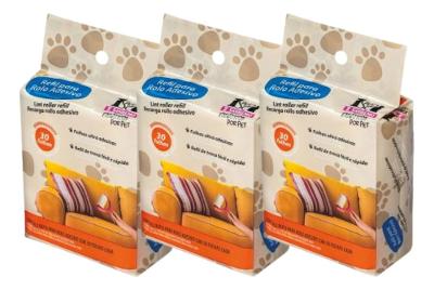 Kit 6 Refil Rolo Adesivo Tira Pelos Pet Sanremo