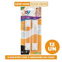 Kit Trava de Gaveta para Bebês Flexível 12cm Joy Ordene 12 Unidades - 1