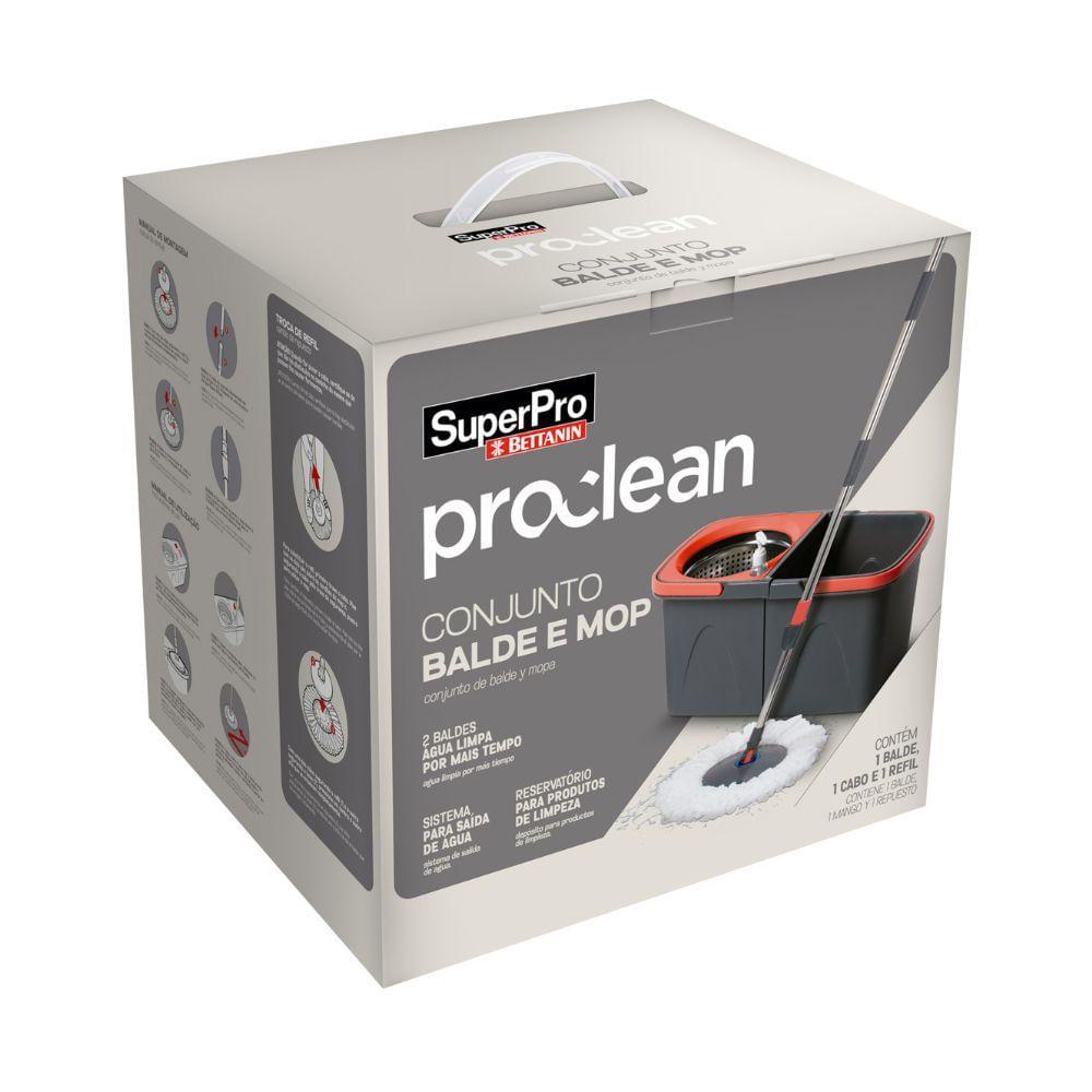 Conjunto MOP e Balde Plástico Duas Águas ProClean SuperPro - 3