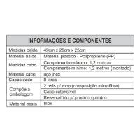 Conjunto MOP e Balde Plástico Duas Águas ProClean SuperPro - 4