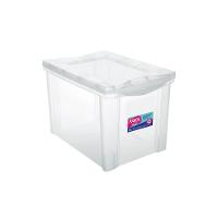 Kit 6 Caixas Organizadoras Plásticas Transparentes 30L Ordene - 2