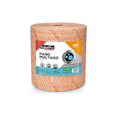 Pano Multiuso TNT com 600 Unidades 240m 35g Laranja SuperPro