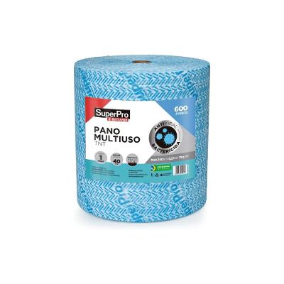 Pano Multiuso TNT com 600 Unidades 240m 35g Azul SuperPro