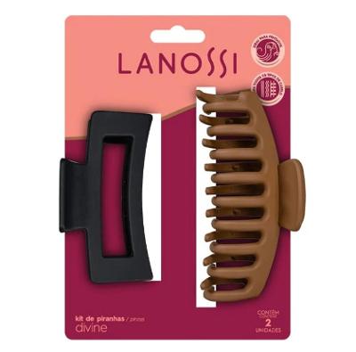 Conjunto de Piranhas de Cabelo Divine Lanossi
