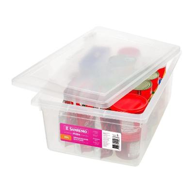 Organizador Multiuso Plástico Transparente 20L Max Sanremo