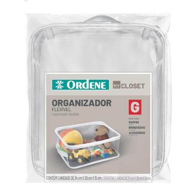 Organizador Flexível PVC Tamanho Grande My Closet Ordene