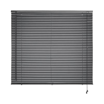 Persiana Horizontal PVC 140x130cm Cinza Escuro Atlas
