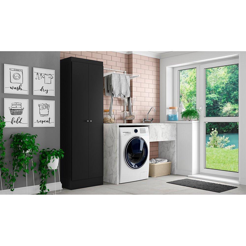 Armário Multiuso Sapateira THB Space com 2 Portas 5 Prateleiras - 3