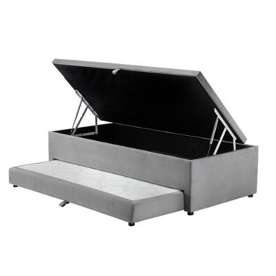 Cama Box Baú Solteiro com Cama Auxiliar 3 em 1 S. Design - 88x188