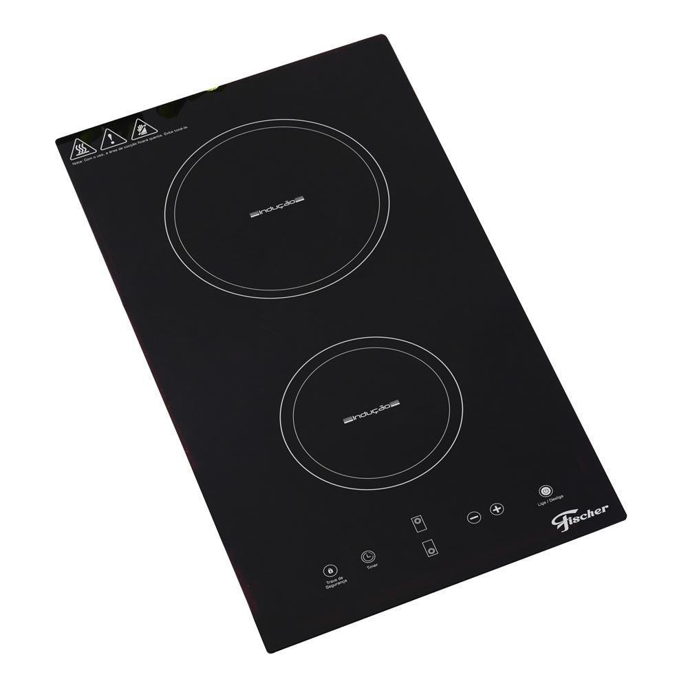 Cooktop de Indução 2 Bocas Mesa Vitrocerâmica Fischer - 1