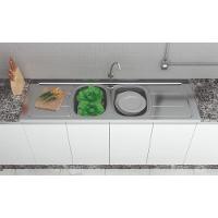 Pia de Cozinha em Inox com 2 Cubas 160 cm 30316 Ghel Plus - 2