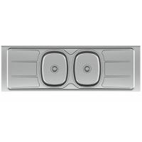 Pia de Cozinha em Inox com 2 Cubas 160 cm 30316 Ghel Plus - 3