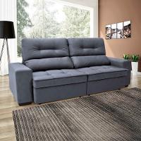 Sofá 4 Lugares Retrátil e Reclinável com Baú Linoforte Artemis - 4