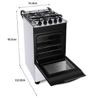 Fogão de Piso 4 Bocas Brastemp Acendimento Automático BFO4NBB - 13