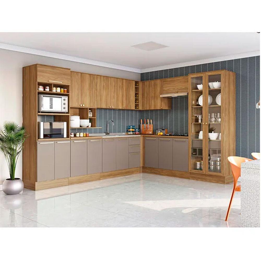 Balcão de Canto Reto com Tampo Botanic 1 Porta Kappesberg - 2