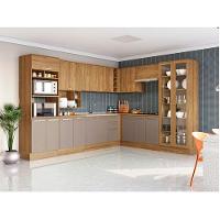 Balcão de Canto Reto com Tampo Botanic 1 Porta Kappesberg - 2