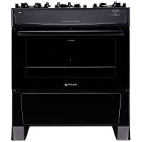 Fogão a Gás de Piso 5 Bocas Atlas Mônaco Top Glass Mesa de Vidro Preto - 1