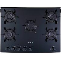 Fogão a Gás de Piso 5 Bocas Atlas Mônaco Top Glass Mesa de Vidro Preto - 6