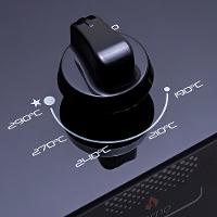 Fogão a Gás de Piso 5 Bocas Atlas Mônaco Top Glass Mesa de Vidro Preto - 7